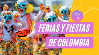 10 Ferias y Fiestas de Colombia  Fiestas Colombianas  Colombia Tierra Querida [upl. by Adnilg]