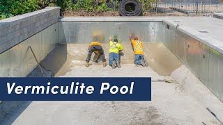 Vermiculite Concrete Pool Process  AquaSpa Pools  Toronto [upl. by Briana]