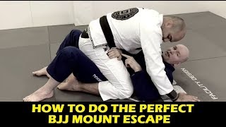 How To Do The Perfect BJJ Mount Escape by John Danaher [upl. by Latton]