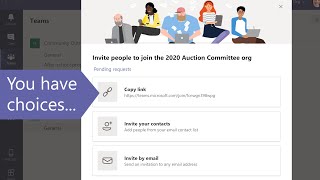 How to invite people to Microsoft Teams [upl. by Newbill]