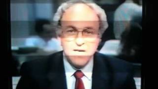 Crash of 1987 Live news reports of Stock Market Crash [upl. by Moffat]