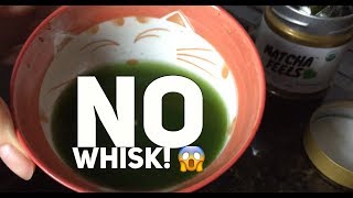 Preparing Matcha Green Tea Without A Whisk  Method 1 [upl. by Ginny]