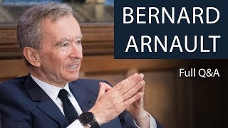 Bernard Arnault  Full QampA  Oxford Union [upl. by Lyndon]