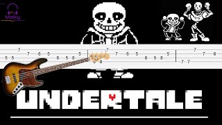 Undertale Meme  Megalovania Bass Tabs Tutorial [upl. by Caputo792]