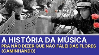 A História da Música Pra Não Dizer Que Não Falei Das Flores Caminhando de Geraldo Vandré [upl. by Yremrej]