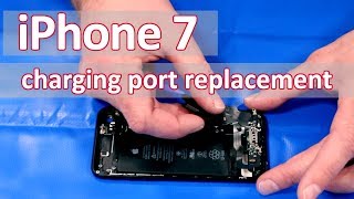 iPhone 7 Teardown  Charging Port Repair [upl. by Zildjian]