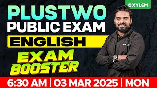 Plus Two Public Exam English  Exam Booster  Xylem Plus Two [upl. by Onaivlis]