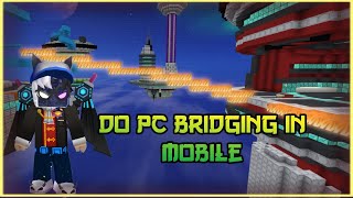 Bridge like pc in mobile BMGO BedwarsAyushPlayz [upl. by Namialus]