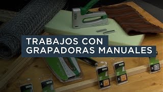 Trabajos con grapadoras manuales  Salki [upl. by Nylauqcaj565]