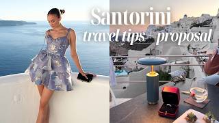 SANTORINI VLOG travel tips amp proposal [upl. by Krysta]