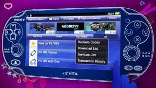 PlayStation Vita Downloading games [upl. by Roach]