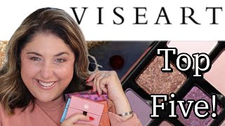 VISEART Top FIVE Best Eyeshadow Palettes [upl. by Nohsyt319]