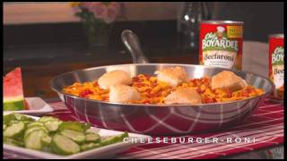 Real Families Try Real Recipes from Chef Boyardee [upl. by Lemaceon]