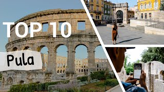 PULA in ISTRIEN  TOP 10 Sehenswürdigkeiten amp Tipps für deinen Urlaub in Kroatien [upl. by Indihar671]