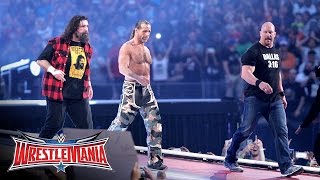 quotStone Coldquot HBK and Mick Foley make a surprise appearance WrestleMania 32 on WWE Network [upl. by Tung707]