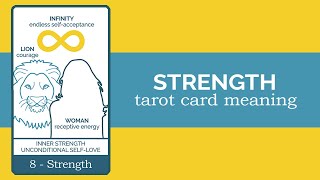 Strength Tarot Card Reading and Meaning [upl. by Lyrej]