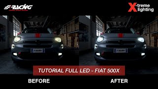 Fiat 500X  Installazione Full LED Conversion  Tutorial  Simoni Racing [upl. by Elton197]