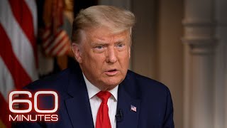 President Donald Trump The 60 Minutes 2020 Election Interview [upl. by Sandye]