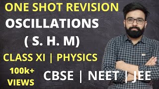 One Shot Revision  Oscillations  SHM  Class 11th Physics  CBSE  JEE  NEET [upl. by Eilliw]