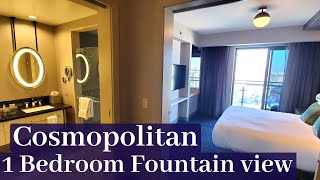 Cosmopolitan Las Vegas  Terrace One Bedroom  Fountain View [upl. by Germaine983]