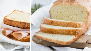 Easy Keto Bread with no crazy ingredients GLUTEN FREE TOO [upl. by Aicatsanna]