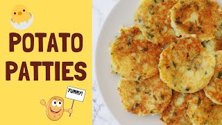 Mashed Potato Cake Recipe for Babies Toddlers  Baby Food  Potato Patties [upl. by Hurlee]