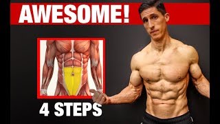 4 Steps to Awesome LOWER ABS Works Every Time [upl. by Fausta]