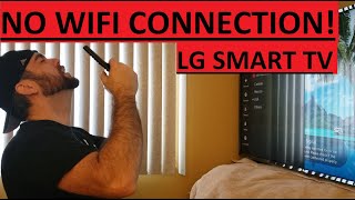 LG Smart TV WIFI Connection Issues SOLVED [upl. by Florin62]