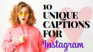 Captions for Instagram  Best Unique Captions  Best Captions For Instagram [upl. by Lacey520]