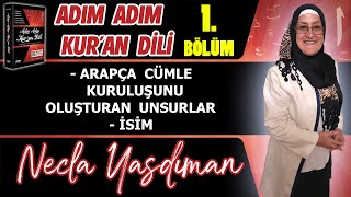 Adım Adım Kuran Dili Kitabından 1BÖLÜM Sayfa 712 Arası Necla Yasdıman ile Arapça Dersleri [upl. by Avruch344]