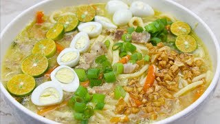 PORK LOMI RECIPE  HOW TO COOK LOMI NOODLES  EASY FILIPINO RECIPE [upl. by Jaella865]