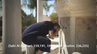 How to perform Wudu Ablution  Dr Zakir Naik [upl. by Aimac]