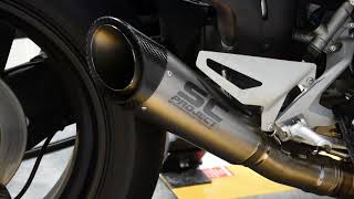 SCProject S1 Muffler for Ducati Streetfighter V4 [upl. by Casady]