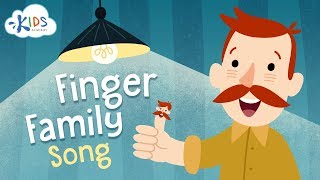 Finger Family Song  Children Song with Lyrics  Nursery Rhymes  Kids Academy [upl. by Elyc]