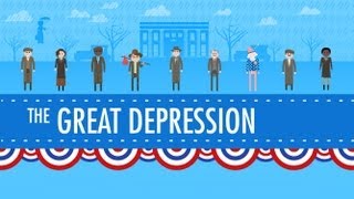 The Great Depression Crash Course US History 33 [upl. by Frame]