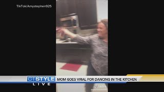 Today’s Dish Mom goes viral for dancing in the kitchen [upl. by Ellennaj548]