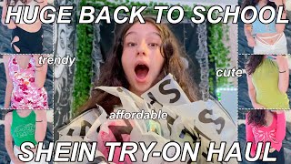 HUGE TRENDY BACK TO SCHOOL SHEIN TRYON HAUL 2021 [upl. by Weylin45]