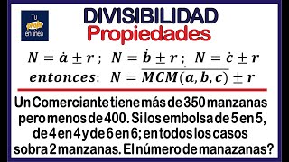 DIVISIBILIDAD 02 Propiedades [upl. by Tat862]