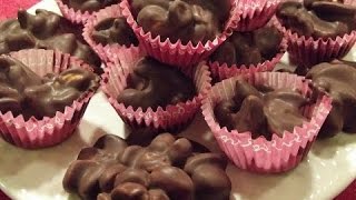 Chocolate Nut clusters  Easy No Fail Recipe  The Hillbilly Kitchen [upl. by Hilario]