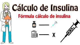 Cálculo de insulina  Explicação  Exercícios [upl. by Christiane]