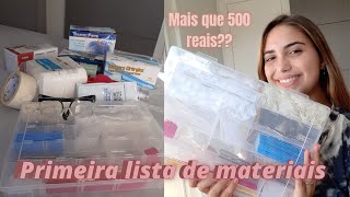 MATERIAIS DO 1° PERÍODO DE ODONTOLOGIA com valores [upl. by Jollenta]