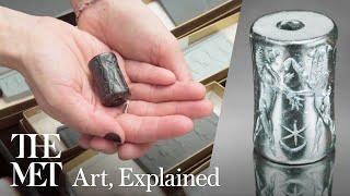 How Akkadian cylinder seals served as ancient signatures  Art Explained [upl. by Walker82]