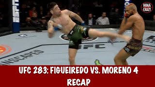 UFC 283 Deiveson Figueiredo vs Brandon Moreno 4 Recap [upl. by Atiuqer]