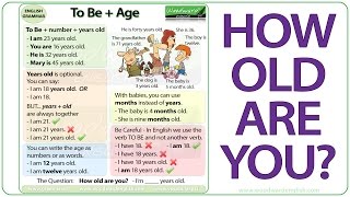 How old are you  To Be  Age [upl. by Freiman]