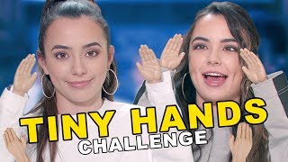 Tiny Hands Challenge  Merrell Twins [upl. by Acirtap]