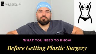 What You Need To Know Before Getting Plastic Surgery By Dr Alvarez At Mia Aesthetics [upl. by Meggs]