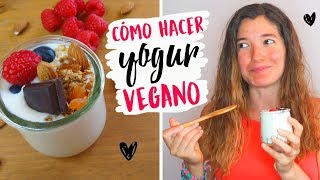 Cómo hacer YOGURT VEGANO fácil y sin yogurtera  NUTRIRIANA [upl. by Boucher72]