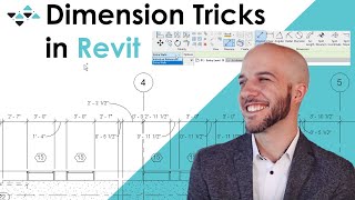 Dimension Tricks in Revit [upl. by Ahsila]