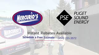 Mercurios Heating amp Air Conditioning and Puget Sound Energy Instant Rebate Partnership [upl. by Uot]