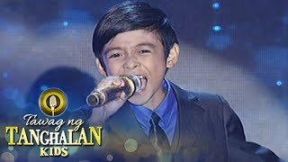 Tawag ng Tanghalan Kids Keifer Sanchez  Shine Grand Finals [upl. by Jorrie]